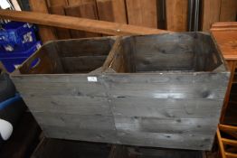 *Two Wooden Packing/ Display Crates - Fixed Together