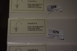 *Sagitta Sink Monoblock Mixer Tap - Chrome Plated