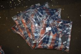 Five Jacamo Gent's Plaid Shirts Size: XL