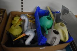 Garden Ornaments, Watering Cans, etc.