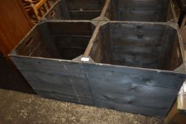 *Two Wooden Packing/ Display Crates - Fixed Together