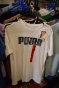 *Puma White T-Shirt Size: M
