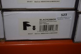 *Scudo Beautiful Bathrooms Black 2508RB Monoblock Basin Tap with Pop Up Waste