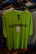 *No Problemo Fluorescent Green T-Shirt Size: M