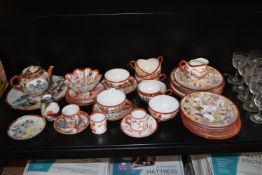 Chinese Eggshell Tea Set etc.