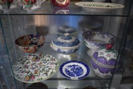 Vintage Pottery Bowls and Cake Plates etc.