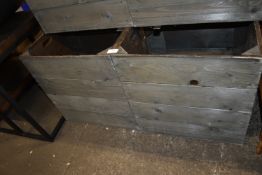 *Two Wooden Packing/ Display Crates - Fixed Together