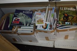 Four Boxes of Books Including Camping and Cooking