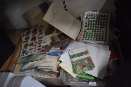 Two Boxes of Card Crafting Materials