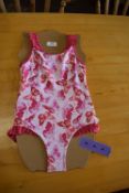 2x Sea Folly Girl's Butterfly Swimsuits Size: 4 ye