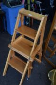 Folding Wooden Step Stool