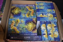 Nineteen Single Design Jigsaw Puzzles (all new & s