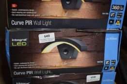 *Four Integral LED Lamps with PIR Sensors