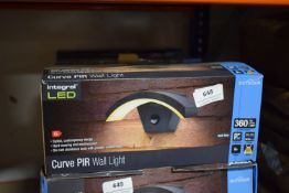 *Four Integral LED Lamps with PIR Sensors