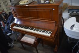 C. Bechstein Upright Piano with Stool
