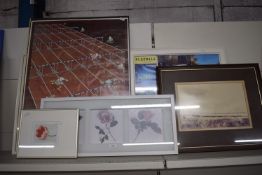 Pictures and Prints Including Tom Harland Signed H