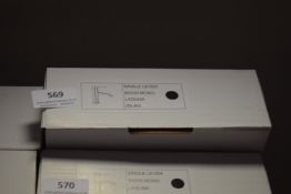 *Single Lever Monoblock Basin Mixer Tap Laguna 35LAG - Black Finish