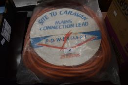 Site to Caravan Mains Connection Lead 25m