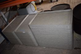 Quantity of Plastic Serving Trays