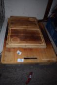 Three Wooden Chopping Boards