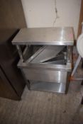 Stainless Steel Bowl with Shelf