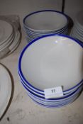 Quantity of Blue & White Bowls