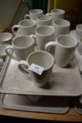 Quantity of Large Plain White Mugs