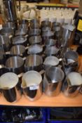 Quantity of Assorted Stainless Steel Jugs