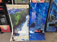 *Three Vending Machine Front Panels