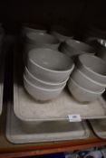 Quantity of Plain White Bowls