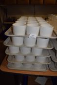 Quantity of Plain White Mugs
