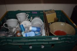 *Mixed Lot Including Assorted Cups, Glasses, etc.