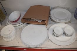 Large Quantity of Assorted Plates and Bowls