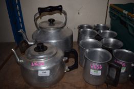 *Aluminium Part Tea Set