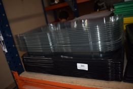 Quantity of Black Tray Containers