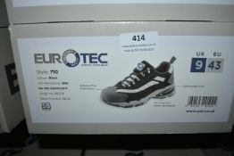 Euro Tech Black Safety Trainers Size: 9