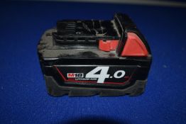 *Milwaukee M18 4ah Battery