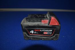 *Milwaukee M18 4ah Battery