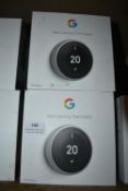 *Four Google Nest Leaning Thermostats