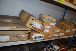 *Contents of Shelf Including Assorted Blum Fittings