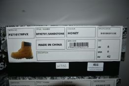 Rock Fall Honey Safety Work Boots Size: 8