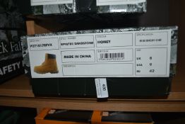 Rock Fall Honey Safety Boots Size: 8