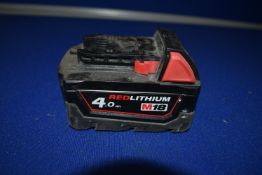*Milwaukee M18 4ah Battery