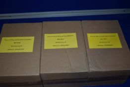 Box Containing 150 Flexovit 125mm Sanding Discs 50 Grit and One Box of 150 Sanding Discs 120 Grit