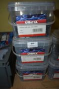*3x 2.5kg of Unifix Round Wire Nails 50x2.65mm