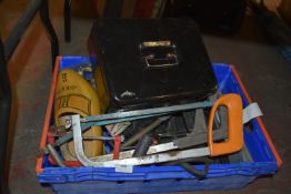 Mixed Lot Including Cash Box, Saws, Circular Saw, etc.