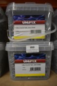 *2x 2.5kg of Unifix Galvanised Clout Nails 40x2.65mm