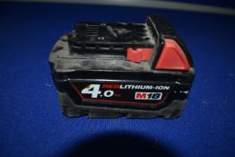 *Milwaukee M18 4ah Battery