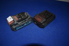 *Two Erbauer EXT 2ah Batteries