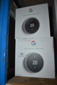 *Four Google Nest Leaning Thermostats
